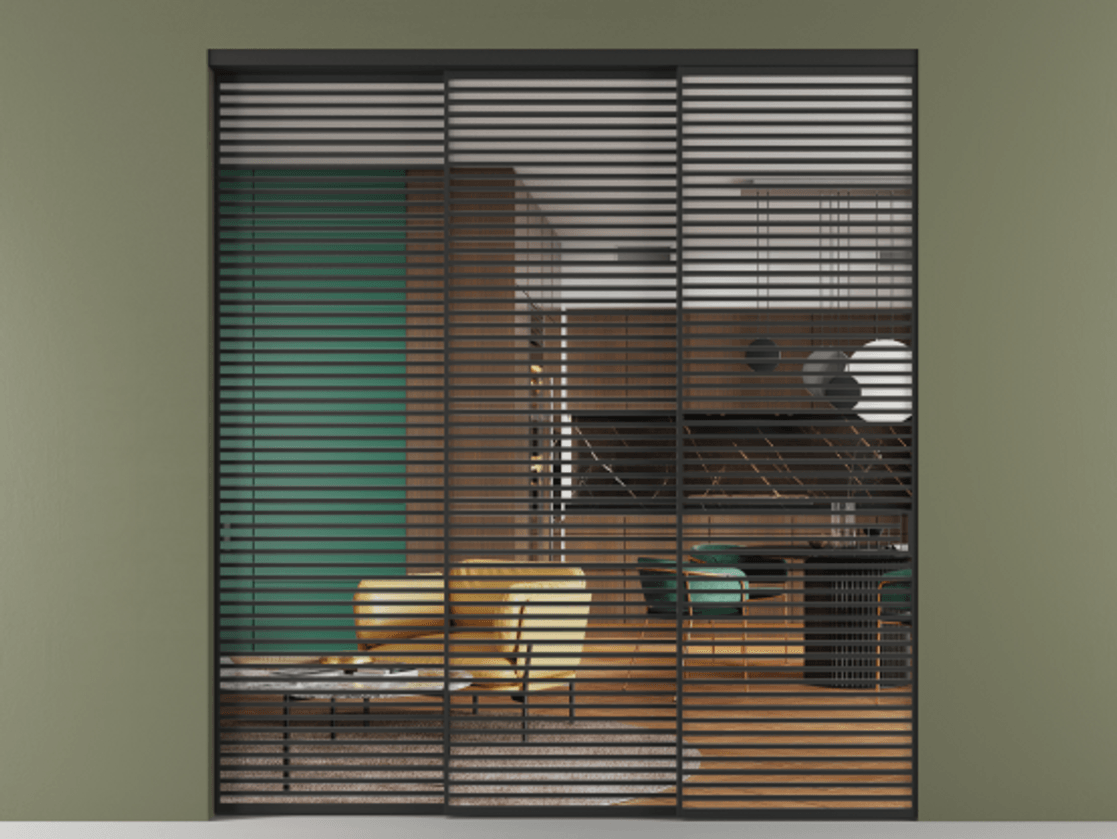 Перегородка Formato внутри проёма телескопик синхро-2 #VENDORCODE# #FURNISH# #GLASS# Цена #PRICE#  | Volhovec