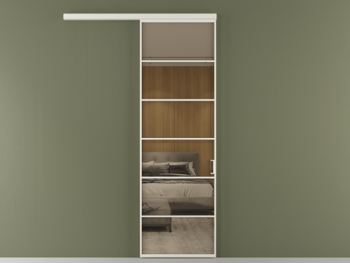 Перегородка Formato вдоль стены одностворчатая #VENDORCODE# #FURNISH# #GLASS# Цена #PRICE# #CURRENCY#  | Volhovec