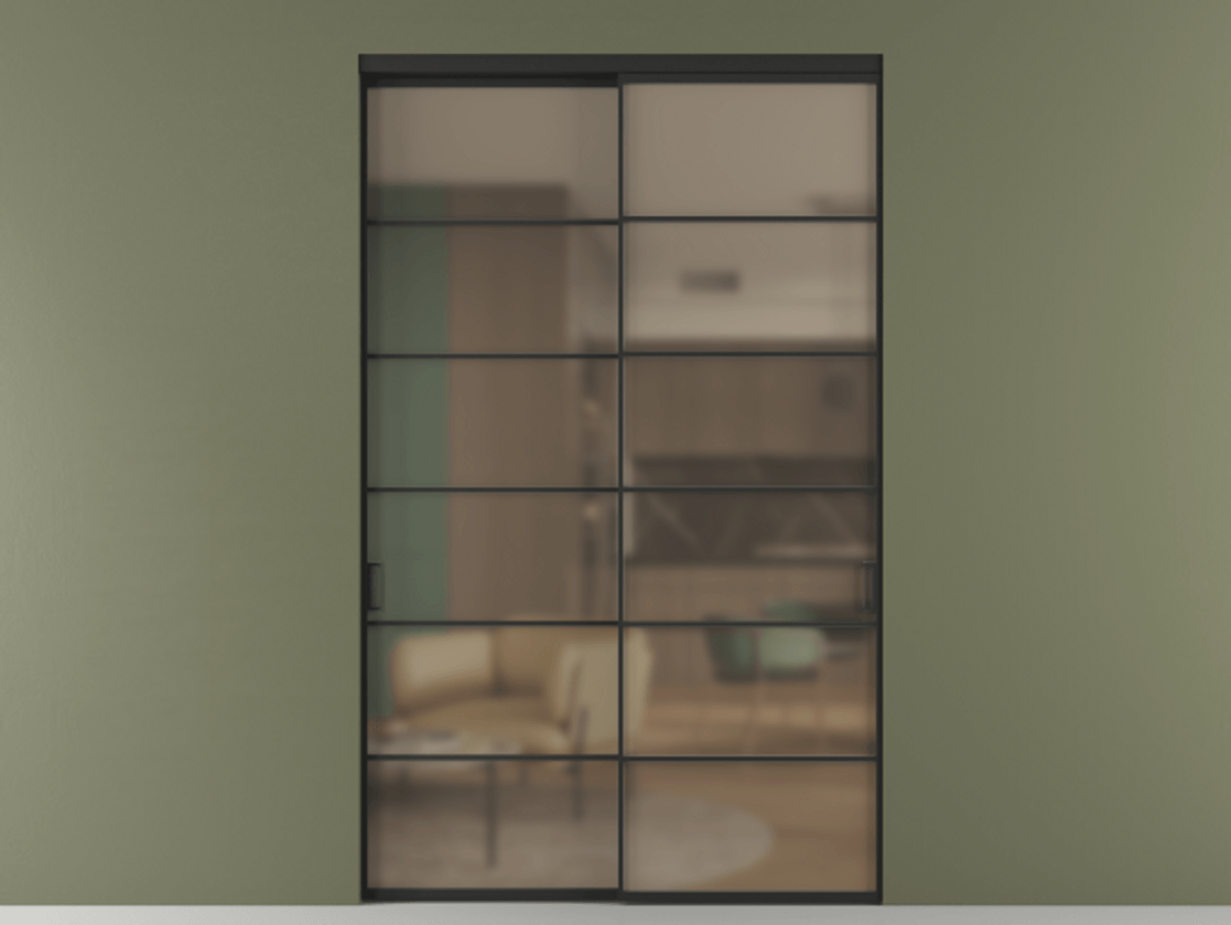 Перегородка Formato внутри проёма двустворчатая #VENDORCODE# #FURNISH# #GLASS# Цена #PRICE# #CURRENCY#  | Volhovec