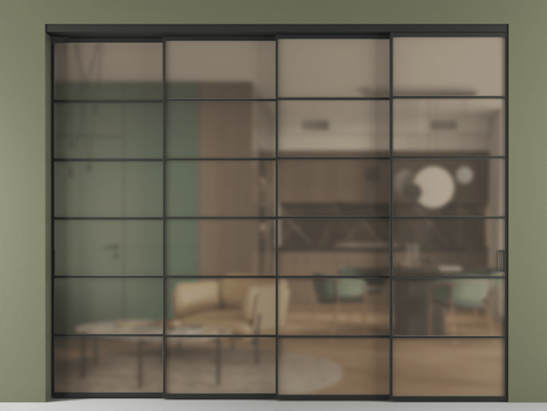 Перегородка Formato внутри проёма телескопик синхро-3 #VENDORCODE# #FURNISH# #GLASS# Цена #PRICE# #CURRENCY# | Volhovec