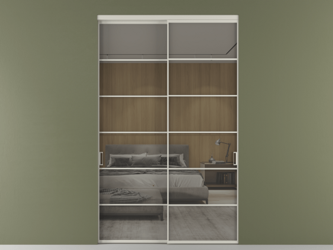 Дверь межкомнатная New Перегородка Formato внутри проёма двустворчатая АЛПР 040.04 Алюминий тёплый серый Рефлективное серое стекло "Stopsol", калёное Цена 3081940 1. Полотно 2 шт. (800/2100 мм)
2. Комплект установки раздвижной системы
3. Базовый комплект фурнитуры
4.Ручка RONDO. Фабрика дверей Волховец 8 (800) 551 43 19 Межкомнатная дверь New Перегородка Formato внутри проёма двустворчатая АЛПР 040.04 Алюминий тёплый серый Рефлективное серое стекло "Stopsol", калёное Цена 3081940 | Volhovec