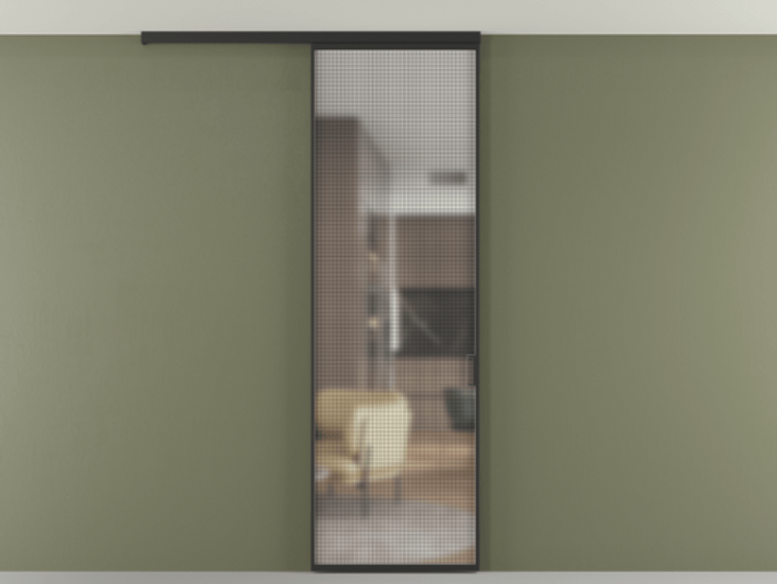 Перегородка Formato вдоль стены на потолок одностворчатая #VENDORCODE# #FURNISH# #GLASS# Цена #PRICE#  | Volhovec