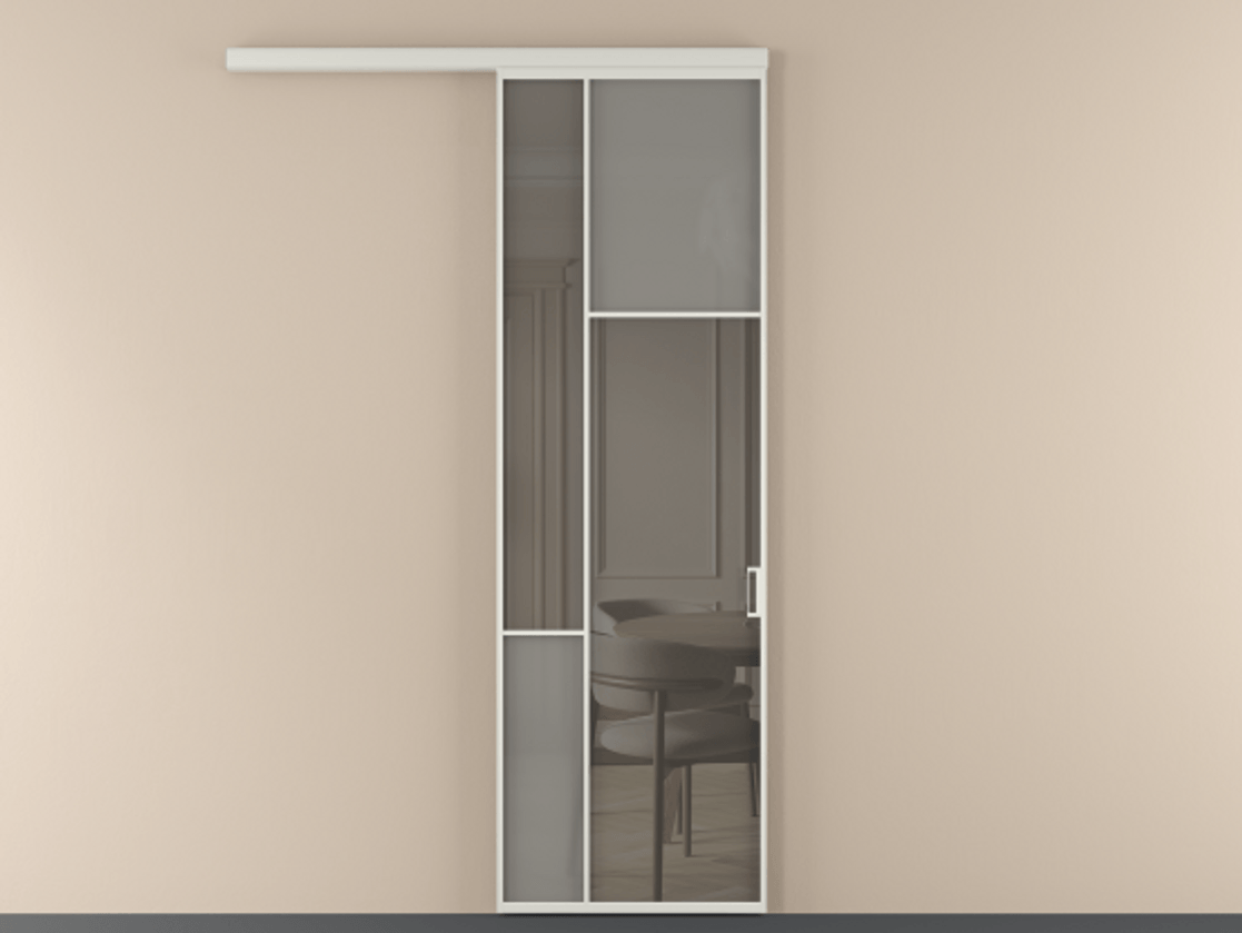 Перегородка Mosaic вдоль стены одностворчатая #VENDORCODE# #FURNISH# #GLASS# Цена #PRICE# #CURRENCY# | Volhovec