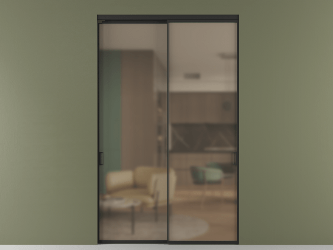Перегородка Formato внутри проёма двустворчатая #VENDORCODE# #FURNISH# #GLASS# Цена #PRICE# #CURRENCY#  | Volhovec