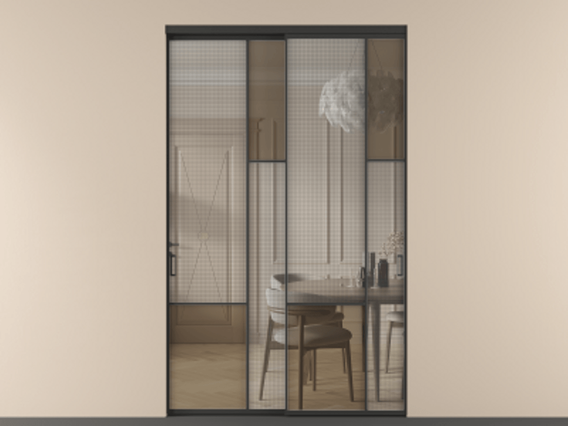 Перегородка Mosaic внутри проема двустворчатая #VENDORCODE# #FURNISH# #GLASS# Цена #PRICE# #CURRENCY# | Volhovec