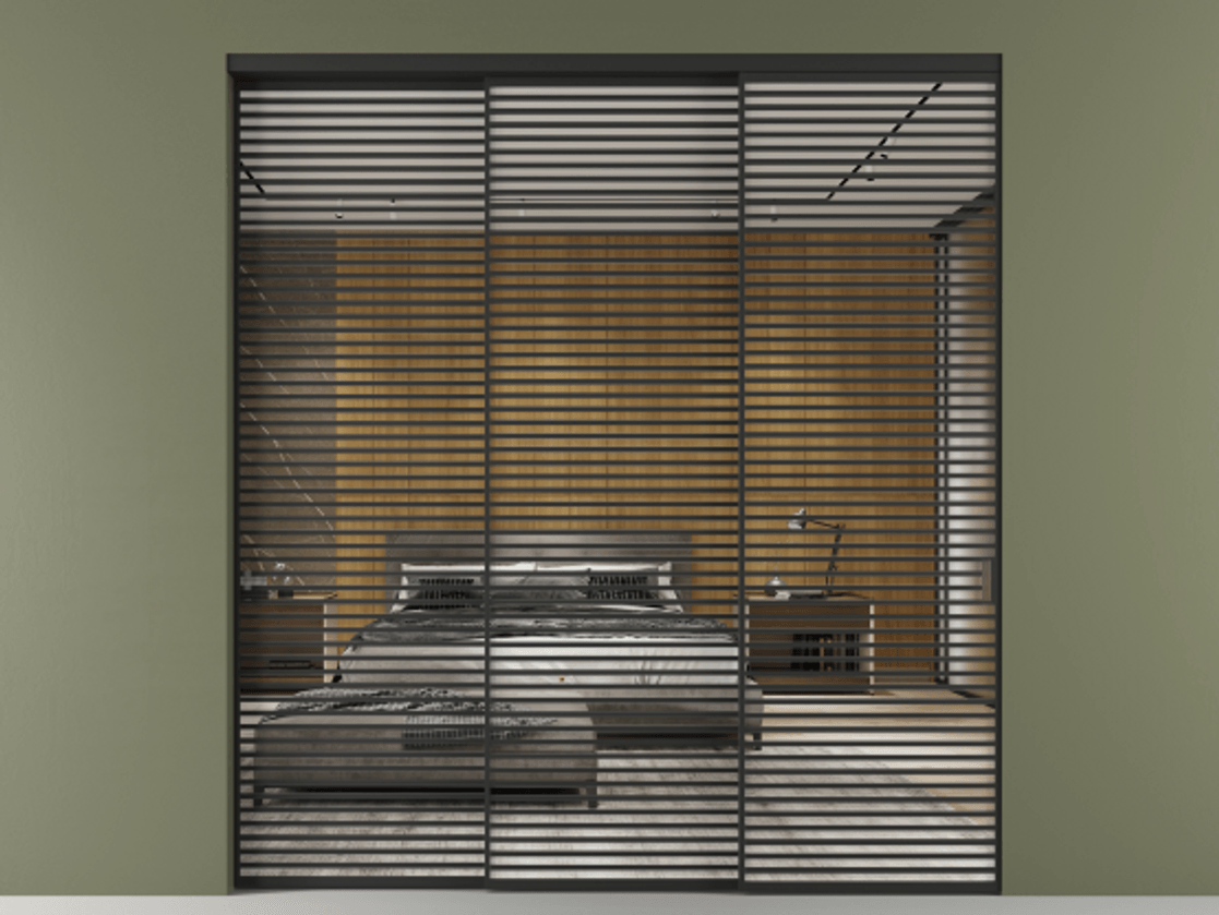 Перегородка Formato внутри проёма телескопик синхро-2 #VENDORCODE# #FURNISH# #GLASS# Цена #PRICE# #CURRENCY#  | Volhovec