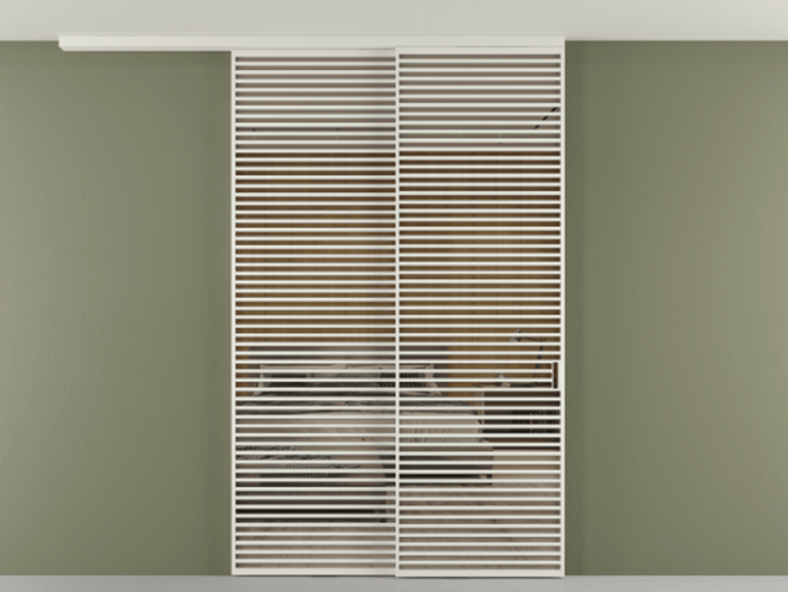 Перегородка Formato вдоль стены на потолок телескопик синхро 2 #VENDORCODE# #FURNISH# #GLASS# Цена #PRICE# #CURRENCY# | Volhovec