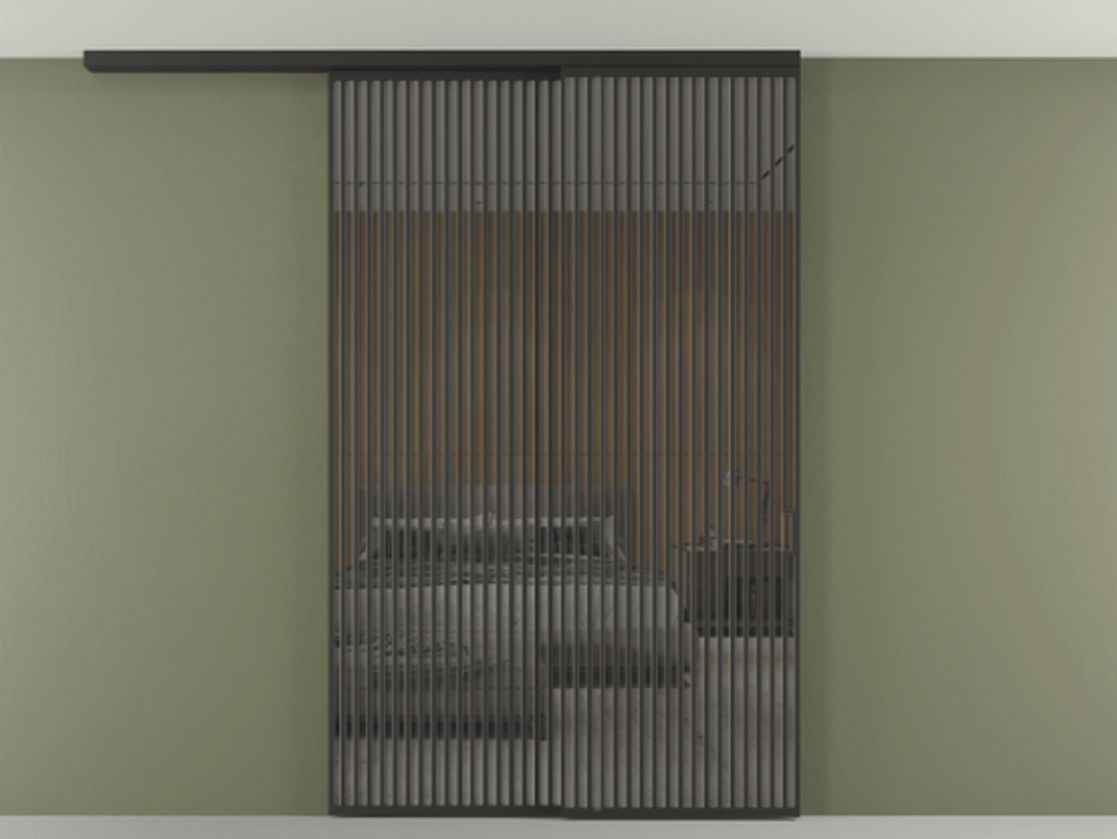 Перегородка Formato вдоль стены на потолок телескопик синхро 2 #VENDORCODE# #FURNISH# #GLASS# Цена #PRICE#  | Volhovec
