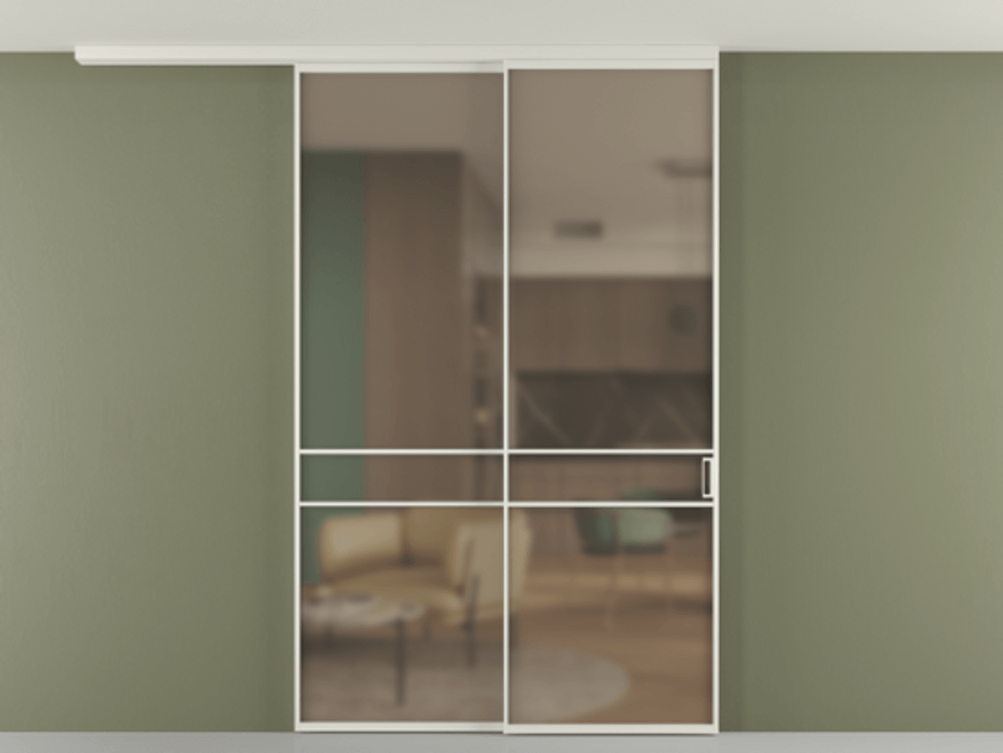 Перегородка Formato вдоль стены на потолок телескопик синхро 2 #VENDORCODE# #FURNISH# #GLASS# Цена #PRICE#  | Volhovec