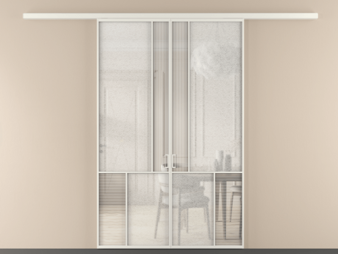 Перегородка Mosaic вдоль стены двустворчатая #VENDORCODE# #FURNISH# #GLASS# Цена #PRICE# #CURRENCY# | Volhovec