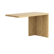 Письменный стол с 1 опорой солнечный вяз