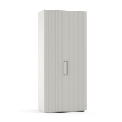 Мебель Шкафы для одежды Module. Цвет Матовый облачно-серый. Материал Гладкая эмаль. Коллекция Идея 1. Картинка.