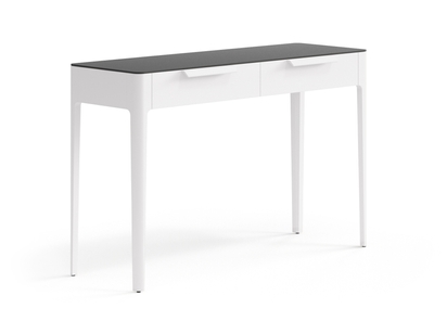 Мебель Консоль Piega 2 ящика. Цвет Матовый пудровый белый. Материал Гладкая эмаль. Коллекция Консоль Piega 2 ящика. Фото. Мебель Консоль Piega 2 ящика. Цвет Матовый пудровый белый. Материал Гладкая эмаль. Коллекция Консоль Piega 2 ящика. Картинка.