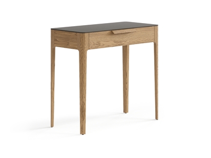 Мебель Консоль Piega 1 ящик. Цвет Дуб мускатный матовый. Материал Массив дуба матовый. Коллекция Консоль Piega 1 ящик. Картинка.