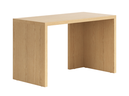 Мебель Стол Module письменный с двумя опорами. Цвет Дуб золотой матовый. Материал Шпон Naturwood. Коллекция Стол Module письменный с двумя опорами. Картинка.