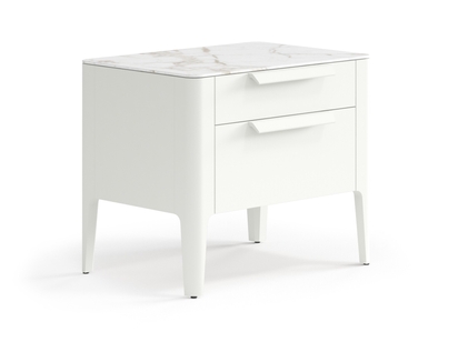 Мебель Тумба прикроватная Piega 2 ящика. Цвет Матовый жемчужный. Материал Гладкая эмаль. Коллекция Тумба прикроватная Piega 2 ящика. Фото. Мебель Тумба прикроватная Piega 2 ящика. Цвет Матовый жемчужный. Материал Гладкая эмаль. Коллекция Тумба прикроватная Piega 2 ящика. Картинка.