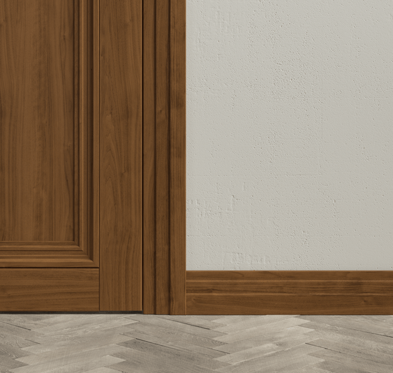 Плинтус Плинтус Каскадный. Цвет Лесной орех. Коллекция Плинтус Каскадный. Картинка.