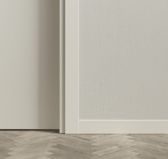 Плинтус Плинтус Плоский 75 мм. Цвет Бук серый. Коллекция Плинтус Плоский 75 мм. Картинка.