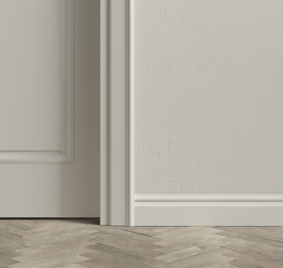 Плинтус Плинтус Неоклассический. Цвет Матовый светло-серый. Коллекция Плинтус Неоклассический. Картинка.