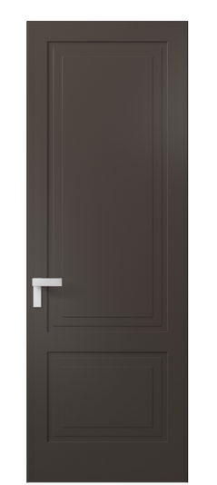 Дверь межкомнатная АКП 8351 МАН Матовый антрацит. Цвет Матовый антрацит. Материал Гладкая эмаль. Коллекция Rocca. Картинка.