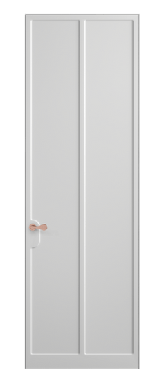 Дверь межкомнатная 7511 МБЛ. Цвет Матовый белоснежный. Материал Гладкая эмаль. Коллекция Softform. Картинка.