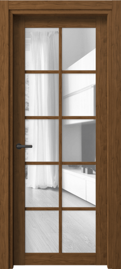 Дверь межкомнатная 2106 ЛОР ПРОЗ. Цвет Лесной орех. Материал Ламинатин. Коллекция Neo. Картинка.