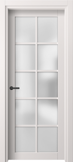 Дверь межкомнатная 2106 ПЭКС САТ. Цвет ПЭТ кремово-серый. Материал ПЭТ. Коллекция Нео. Картинка.