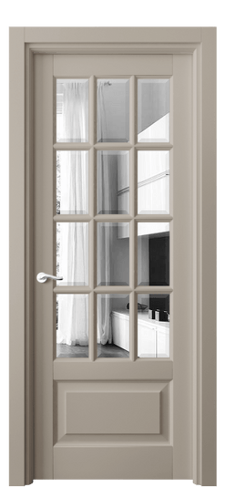 Дверь межкомнатная 0728 ББСК ЗЕР-Ф. Цвет Бук бисквитный. Материал Массив бука эмаль. Коллекция Lignum. Картинка.