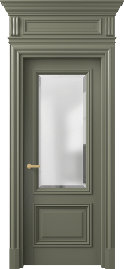 Межкомнатная дверь 7302 МОТ САТ-Ф. Цвет Матовый оливковый тёмный. Материал Гладкая эмаль. Коллекция Антик. Фото. Дверь межкомнатная 7302 МОТ САТ-Ф. Цвет Матовый оливковый тёмный. Материал Гладкая эмаль. Коллекция Антик. Картинка.