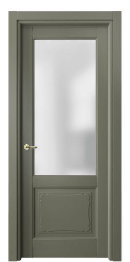 Межкомнатная дверь 6322 МОТ САТ. Цвет Матовый оливковый тёмный. Материал Гладкая эмаль. Коллекция Тоскана Элегантэ. Фото. Дверь межкомнатная 6322 МОТ САТ. Цвет Матовый оливковый тёмный. Материал Гладкая эмаль. Коллекция Тоскана Элегантэ. Картинка.
