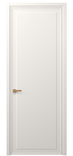 Дверь межкомнатная 8602 МПБЛ. Цвет Матовый пудровый белый. Материал Гладкая эмаль. Коллекция Фрэйм. Картинка.
