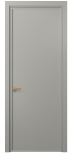 Дверь межкомнатная 8601 МНСР . Цвет Матовый нейтральный серый. Материал Гладкая эмаль. Коллекция Frame. Картинка.
