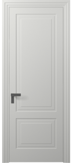 Дверь межкомнатная АКП 8351 МССР. Цвет Матовый светло-серый. Материал Гладкая эмаль. Коллекция Rocca. Картинка.
