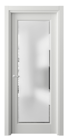 Дверь межкомнатная 6300 БССР САТ-Ф. Цвет Бук светло-серый. Материал Массив бука эмаль. Коллекция Toscana Elegante. Картинка.