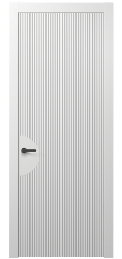 Дверь межкомнатная АКП 8624 МБЛ. Цвет Матовый белоснежный. Материал Гладкая эмаль. Коллекция Dune. Картинка.