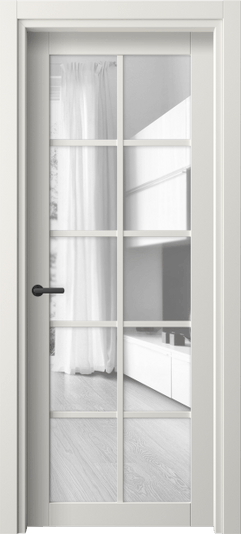 Межкомнатная дверь 2106 СТБЛ Прозрачное стекло. Цвет Софт-тач белоснежный. Материал Полипропилен. Коллекция Neo. Фото. Дверь межкомнатная 2106 СТБЛ Прозрачное стекло. Цвет Софт-тач белоснежный. Материал Полипропилен. Коллекция Neo. Картинка.