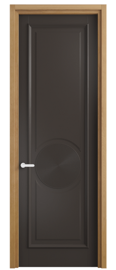 Дверь межкомнатная 6719 МАН . Цвет Матовый антрацит. Материал Гладкая эмаль. Коллекция Шарм. Картинка.