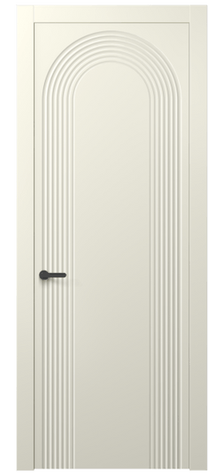 Дверь межкомнатная 8648 ММБ. Цвет Матовый молочно-белый. Материал Гладкая эмаль. Коллекция Alba. Картинка.
