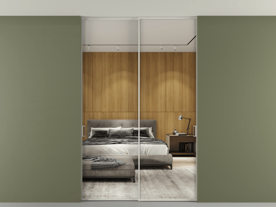 Алюминевая перегородка p2_01 Зеркало триплекс БЕЛ. Цвет Алюминий Белый. Материал Алюминий. Коллекция Перегородка Formato внутри проёма двустворчатая со скрытым креплением в потолок. Фото. Алюминевая перегородка p2_01 Зеркало триплекс БЕЛ. Цвет Алюминий Белый. Материал Алюминий. Коллекция Перегородка Formato внутри проёма двустворчатая со скрытым креплением в потолок. Картинка.