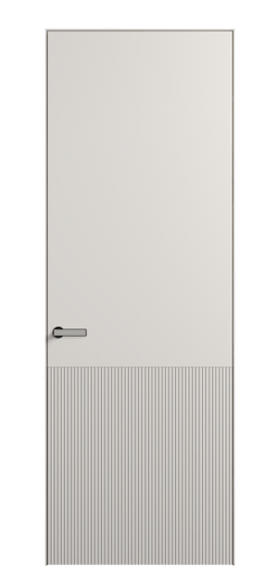 Дверь межкомнатная АКП 8204 МПБЛ. Цвет Матовый пудровый белый. Материал Гладкая эмаль. Коллекция Velvet. Картинка.