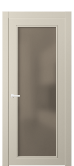 Дверь межкомнатная 8000 МБСР БР САТ. Цвет Матовый бежево-серый. Материал Гладкая эмаль. Коллекция Neo Classic. Картинка.