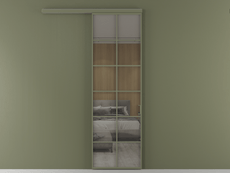 Перегородка Formato вдоль стены одностворчатая