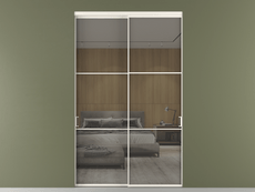 Перегородка Formato внутри проёма двустворчатая