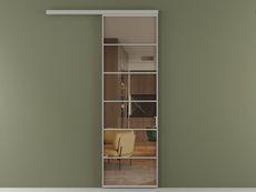 Перегородка Formato вдоль стены 1 створка