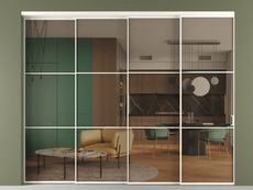 Перегородка Formato внутри проёма телескопик синхро 3