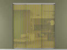 Перегородка Формато внутри проёма 3 створки