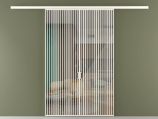 Перегородка Formato вдоль стены 2 створки