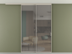 Перегородка Formato вдоль стены на потолок телескопик синхро 2