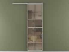 Перегородка Formato вдоль стены 1 створка