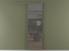 Перегородка Formato вдоль стены 1 створка